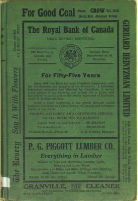 Vernon's city of Chatham street, alphabetical, business and miscellaneous directory for the year 1924