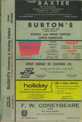 Vernon's city of Chatham (Ontario) directory 1975