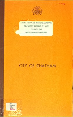 Annual report and municipal directory : year ending December 31, 1971