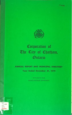 Annual report and municipal directory : year ended December 31, 1979