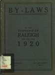 By-laws of the municipal council of the Township of Raleigh, 1920