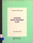 Chatham water treatment plant : drinking water surveillance program : annual report 1989