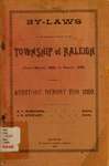 By-laws of the municipal council of the Township of Raleigh, 1889