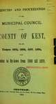 Minutes and proceedings of the Municipal Council of the County of Kent,  1875-1878