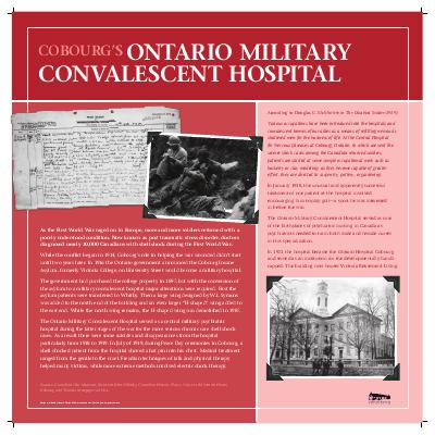 Cobourg's Military Hospital