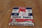 10¢ Scotch Mints Label - Christmas