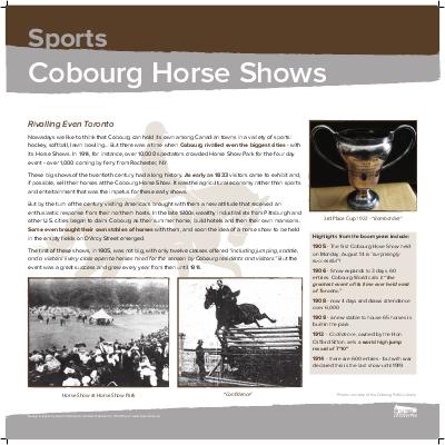 Cobourg Horse Shows