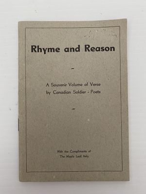 Rhyme and Reason- short book