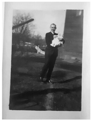 Man with child, Unidentified, Date unknown