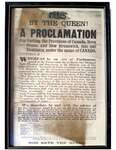 Proclamation, March 29 1867
An Act for the Union of Canada (Upper and Lower), Nova Scotia and New Brunswick.