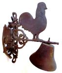 Bell with chicken motif