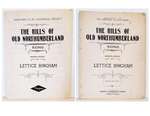 "The Hills of Northumberland" music sheets, by Lettice Bingham