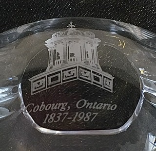 Glass Bowl - Cobourg 150th Anniversary Souvenir