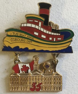 Cobourg Souvenir Pin (Tugboat Annie/Lions Club)