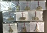 Architectural Pewter Ornaments (set 2)