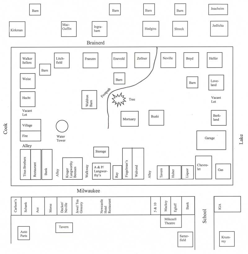 Libertyville As It Was
About 1940 - Map