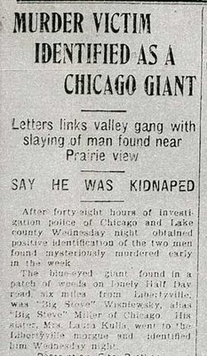 Murder Victim Identified as Chicago Giant