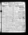 Lake County leads in typhoid death during year 1910.