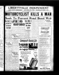 Motorcyclist kills a man.