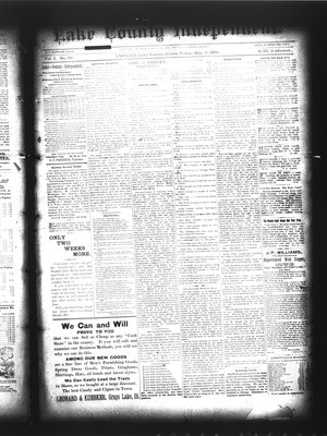 Lake County Independent, 11 May 1894