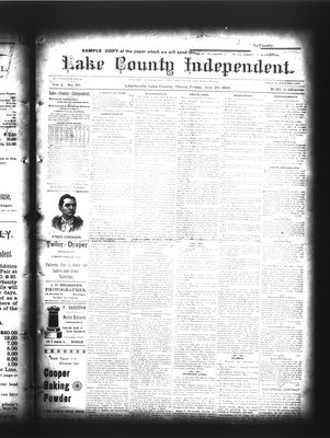 Lake County Independent, 20 Jul 1894