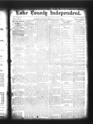 Lake County Independent, 27 Jul 1894