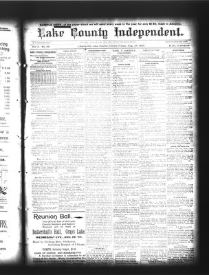 Lake County Independent, 24 Aug 1894