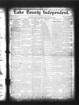 Lake County Independent, 26 Oct 1894