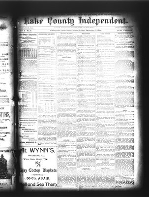 Lake County Independent, 7 Dec 1894