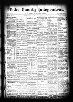 Lake County Independent, 8 Feb 1895