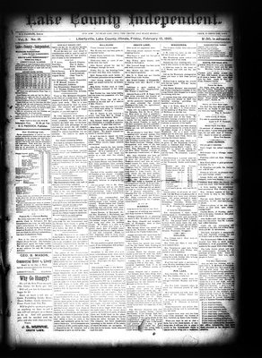 Lake County Independent, 15 Feb 1895