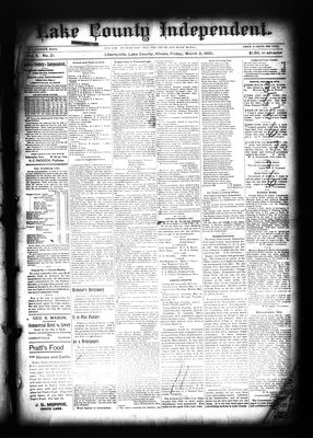 Lake County Independent, 8 Mar 1895