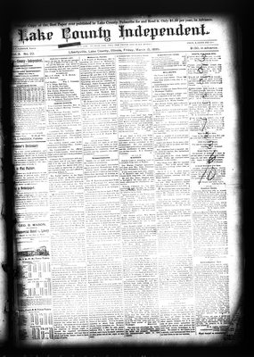 Lake County Independent, 15 Mar 1895