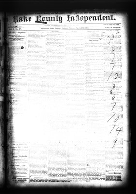 Lake County Independent, 29 Mar 1895