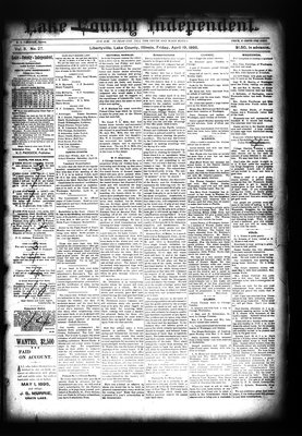 Lake County Independent, 19 Apr 1895