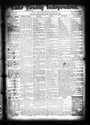 Lake County Independent, 24 May 1895