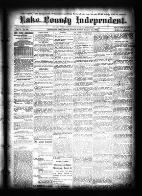 Lake County Independent, 30 Aug 1895