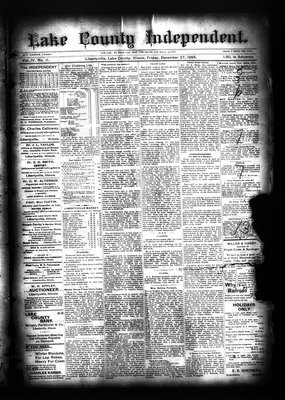 Lake County Independent, 27 Dec 1895