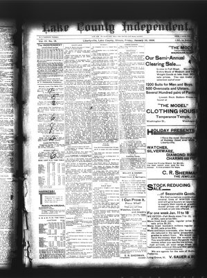 Lake County Independent, 10 Jan 1896