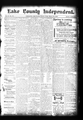 Lake County Independent, 20 Mar 1896