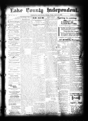 Lake County Independent, 10 Apr 1896