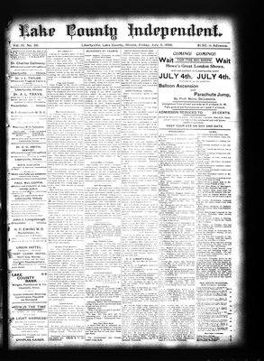 Lake County Independent, 3 Jul 1896