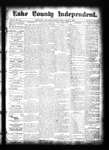 Lake County Independent, 7 Aug 1896