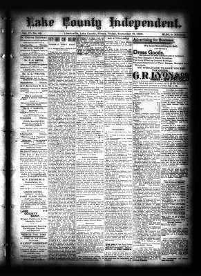 Lake County Independent, 18 Sep 1896