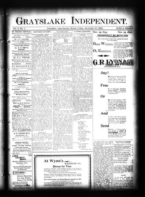 Lake County Independent, 27 Nov 1896