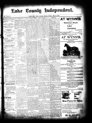 Lake County Independent, 14 May 1897