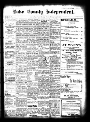 Lake County Independent, 18 Jun 1897