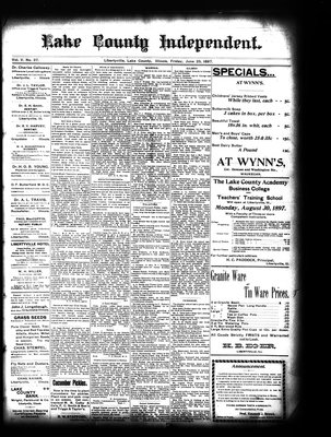 Lake County Independent, 25 Jun 1897