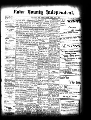 Lake County Independent, 9 Jul 1897