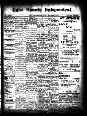 Lake County Independent, 13 Aug 1897